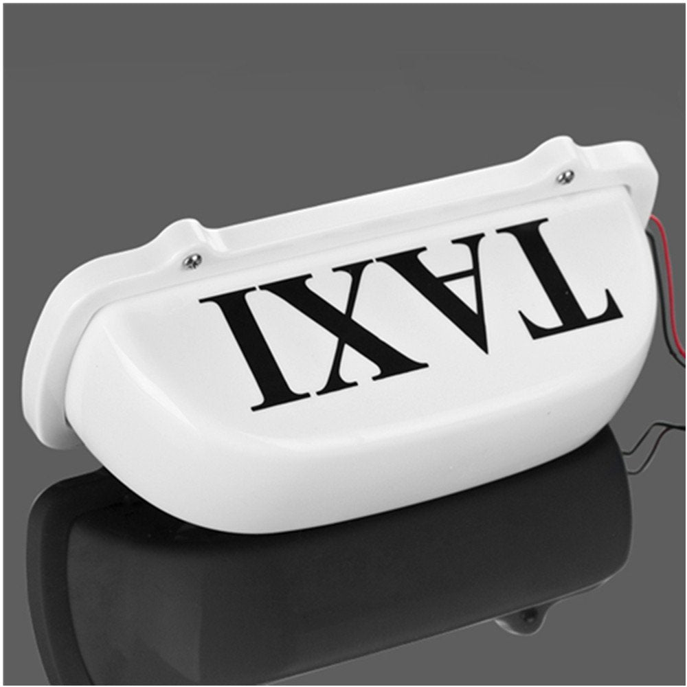 USB Rechargeable Battery Taxi Top Light Roof Taxi Sign with Magnetic Base Waterproof Taxi Dome Light