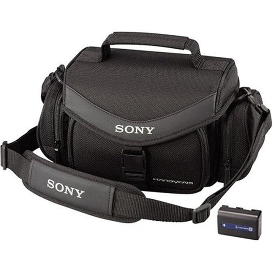 Sony ACCFM50A Camcorder Starter Kit (NP-FM50 M Series Battery & LCS-VA30 Bag)