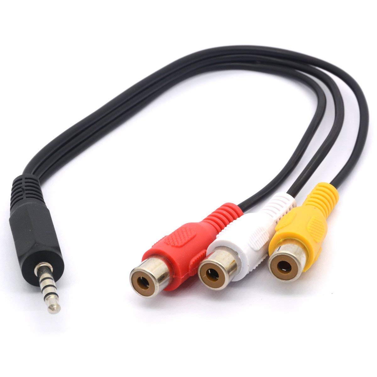 GLHONG 3.5 to RCA Audio Splitter Cable (25cm)