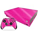 MightySkins Glossy Glitter Skin for Microsoft Xbox One X - Hot Pink | Protective, Durable High-Gloss Glitter Finish | Easy to Apply, Remove,