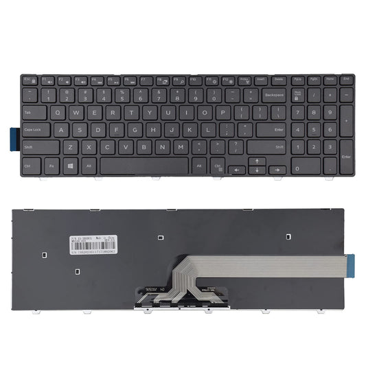 SUNMALL Laptop Replacement Keyboard with Frame Compatible with 15 3000 5000 3541 3542 3543 3551 3552 3558 3593 3567 5542 5545 5547 5755 5551 5558 5552