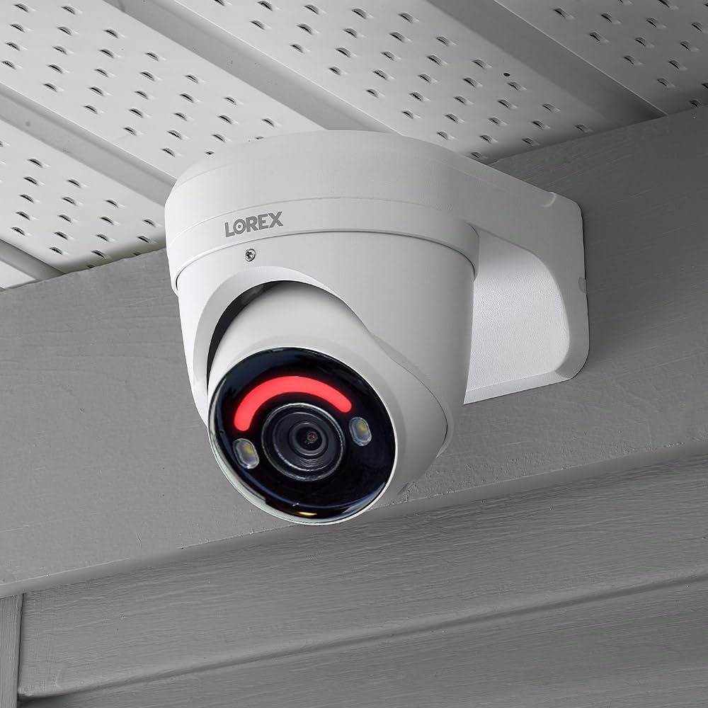 Lorex Wall Mount for Dome Security Cameras, White - Convenient Wall Mount Frame for Indoor and Outdoor Security Cameras, Easy Installation