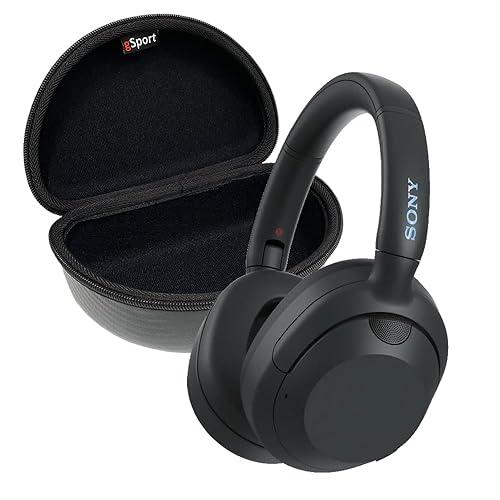 Sony WH-ULT900N ULT WEAR Noise Canceling Wireless Headphone Bundle with gSport Case (Black)