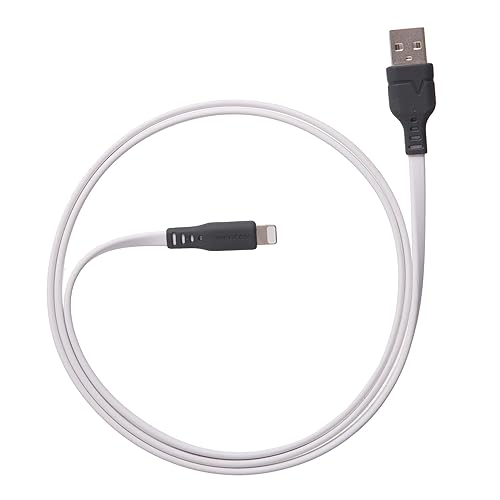 Ventev Flat USB A to Apple Lightning High Speed Tangle-Free 6 Foot Cable