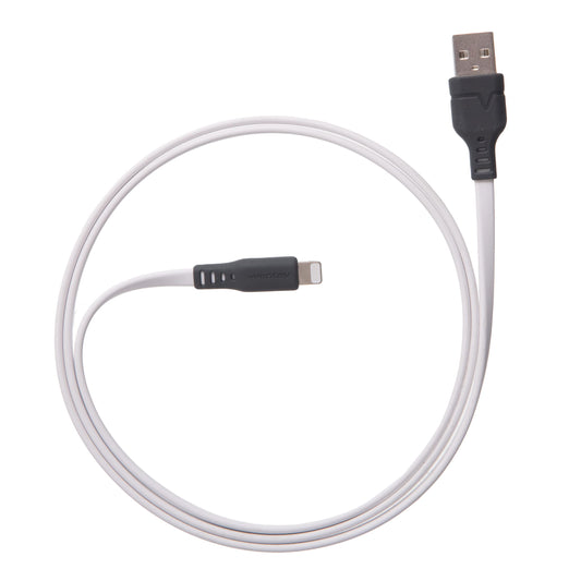 Ventev Flat USB A to Apple Lightning High Speed Tangle-Free 6 Foot Cable