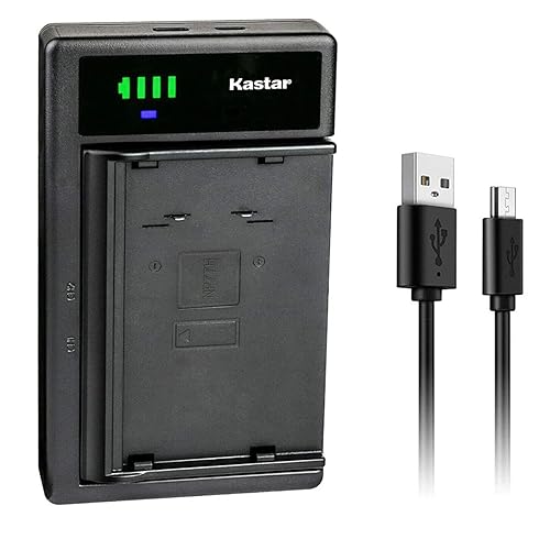 Kastar LTD2 USB NP-55H Battery Charger Compatible with Sony NP-33 NP-55 NP-55H NP-66 NP-68 NP-77 NP-77H NP-78 NP-90 NP-98 NP-98H NP-99 Battery, Sony