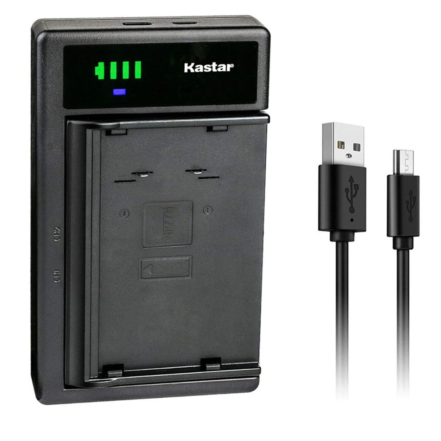 Kastar LTD2 USB NP-55H Battery Charger Compatible with Sony NP-33 NP-55 NP-55H NP-66 NP-68 NP-77 NP-77H NP-78 NP-90 NP-98 NP-98H NP-99 Battery, Sony