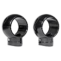 Rockville MacSwivelB (2) 360 Degree Swivel Clamp Mounts, Aircraft-Grade Aluminum, Tool-Free Adjustment, Marine-Grade, for Rockville Tower Pods on