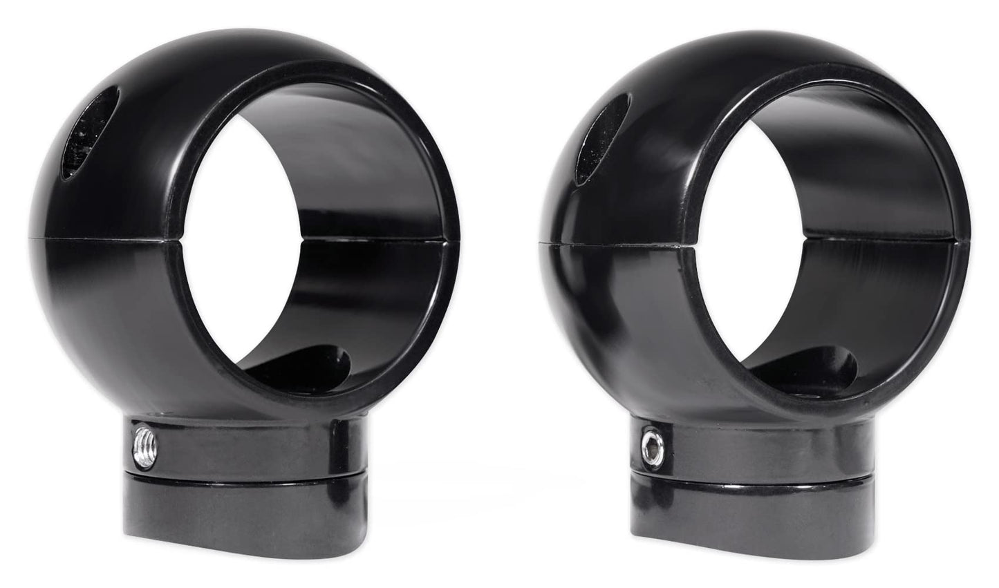 Rockville MacSwivelB (2) 360 Degree Swivel Clamp Mounts, Aircraft-Grade Aluminum, Tool-Free Adjustment, Marine-Grade, for Rockville Tower Pods on