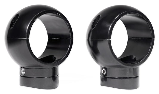 Rockville MacSwivelB (2) 360 Degree Swivel Clamp Mounts, Aircraft-Grade Aluminum, Tool-Free Adjustment, Marine-Grade, for Rockville Tower Pods on