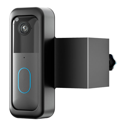Anti-Theft Blink Doorbell Mount, No-Drill Mounting Bracket for All-New Blink Video Doorbell Camera, Non-Blocking Motion Sensor, Easy to Install, Door