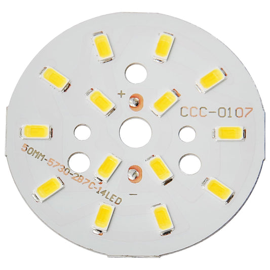 Othmro 50mm LED Chip Bulb, 21-24V 4000K Super Bright Floodlight