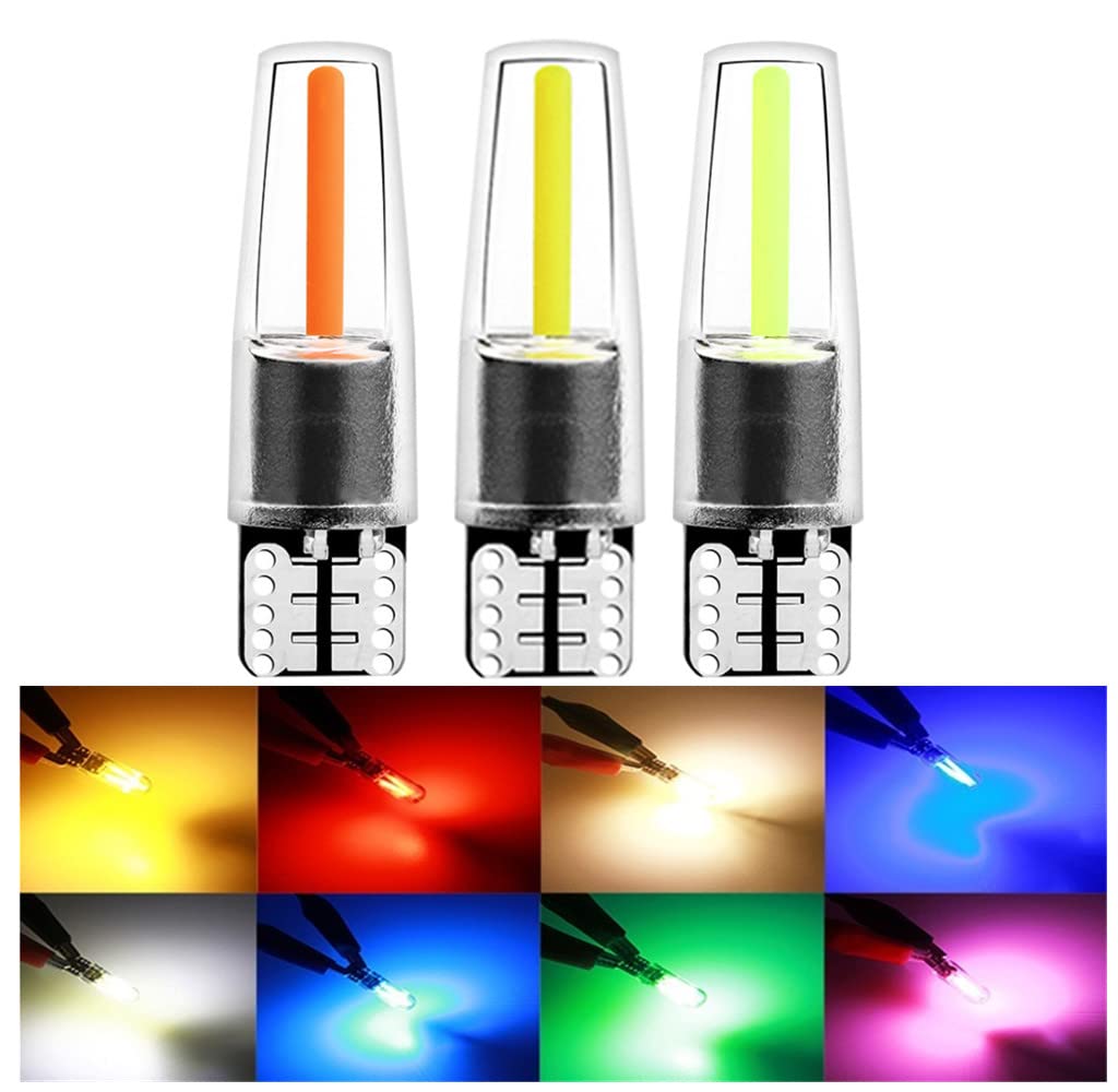 XinCanKun (10-Pack) T5 T10 Wedge Base Led Bulbs 12v Low Voltage Landscape, Ac/Dc 12V, 2.5W 220Lm, 3000K Warm White, for Landscape Pathway Lighting