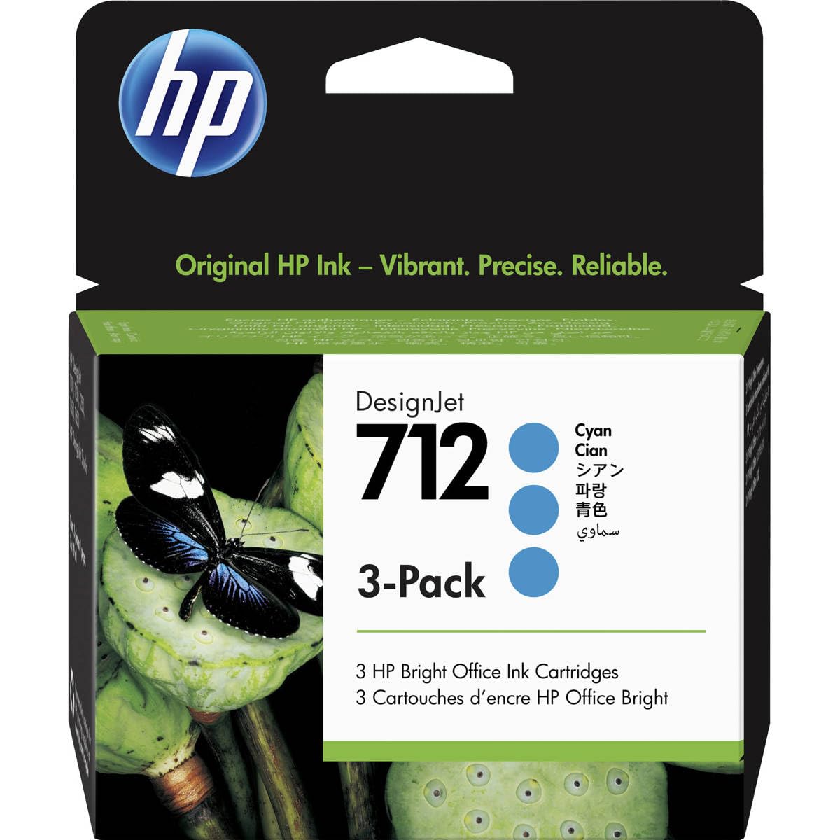 HP DesignJet T630 36" Wireless Large Format Color Thermal Inkjet Plotter Printer, 2025 Edition, Bundle with 3X Color and 80ml Black Ink Pack, Matte