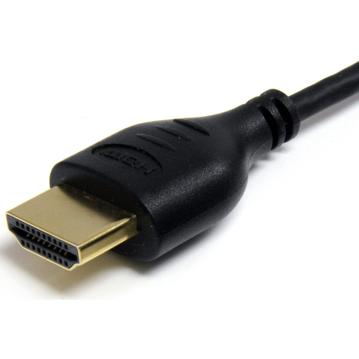StarTech.com 3FT/91CM Slim HDMI Cable with ETHERNET; 4K (3840X2160P 30HZ)/Full HD 1080P/10.2