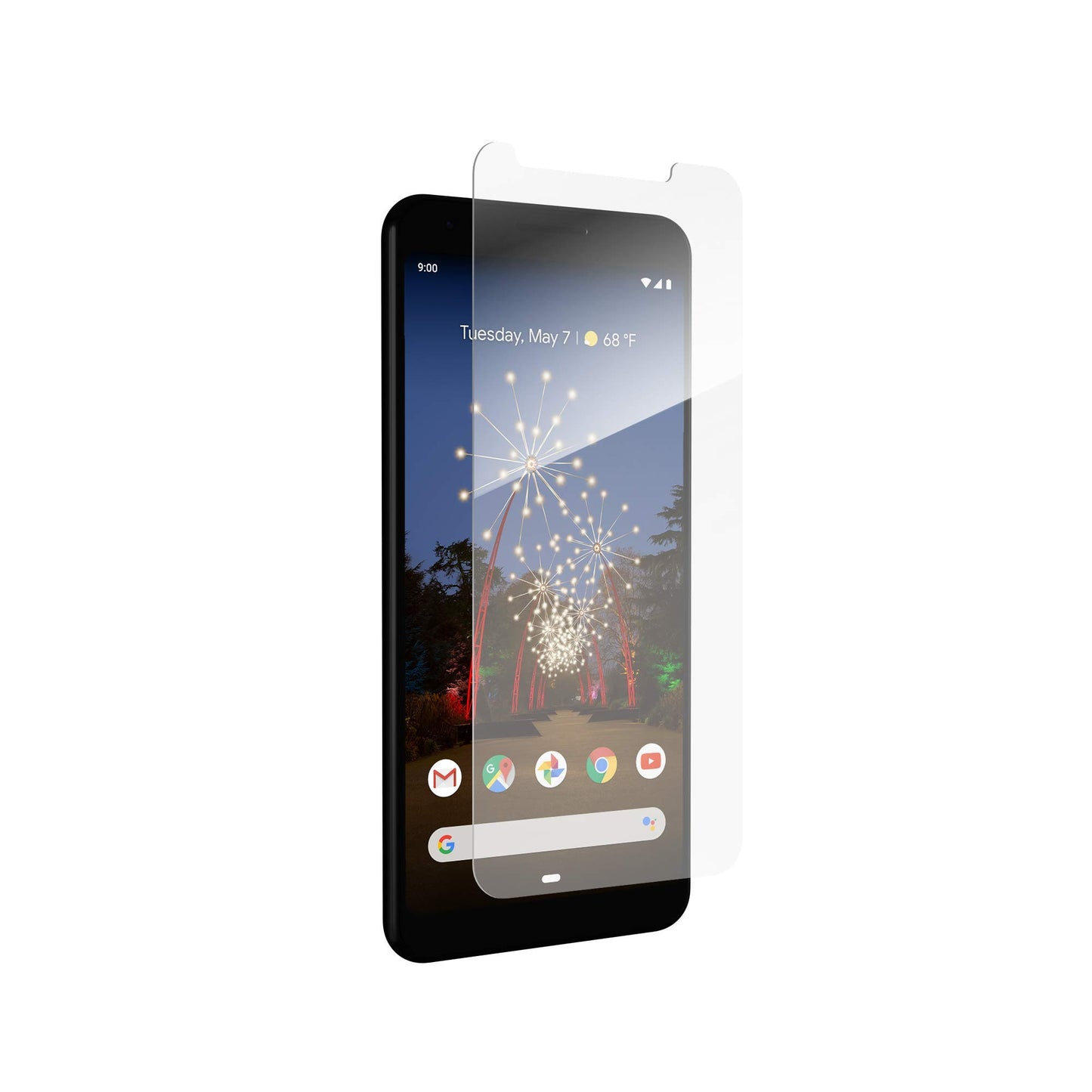 ZAGG InvisibleShield Glass+ - Tempered Glass Screen Protector - Made for Google Pixel 3A XL - Case Friendly (200103359)