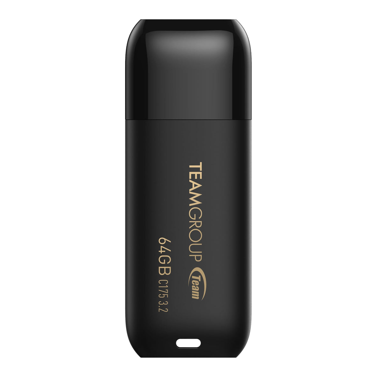 TEAMGROUP C175 64GB USB 3.2 Gen1(USB 3.1/3.0) Read100MB/s Flash Thumb Drive for Computer/Laptop Matte Black TC175364GB01