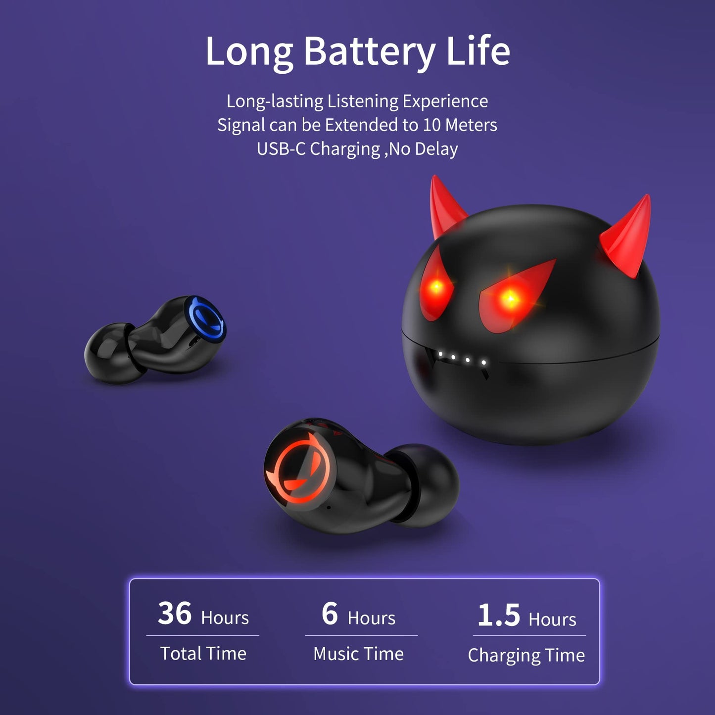 AMAFACE Tiny Bluetooth Earbuds,Kids Wireless Ear Bud with Cute Charging Case, Waterproof Stereo Wireless Earphone with Micphone for Workout Sport,Kids