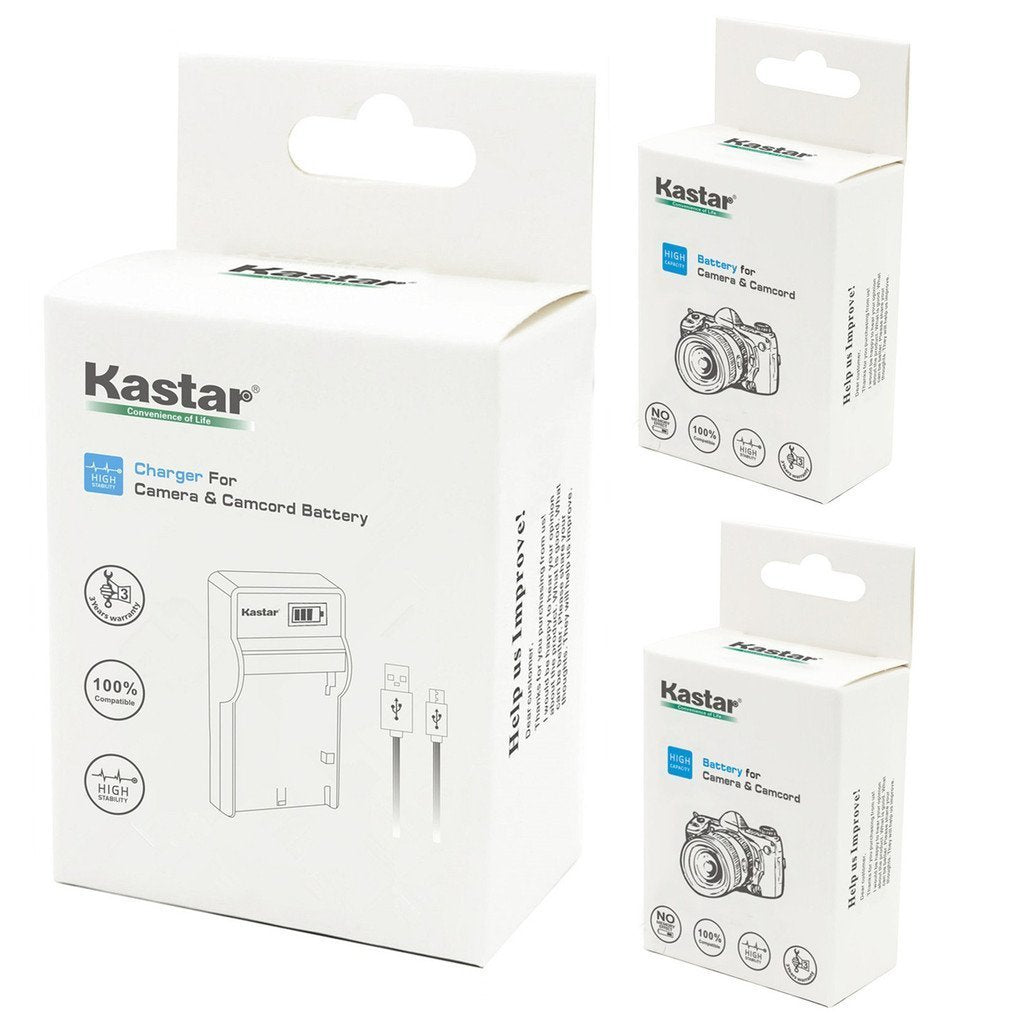 Kastar Battery (X2) & LCD USB Charger Replacement for Sony NP-F570 NP-F550 NP-F330 and CCD-RV100 RV200 SC5 SC9 SC55 TR1 TR215 TR516 TR716 TR818 TR910