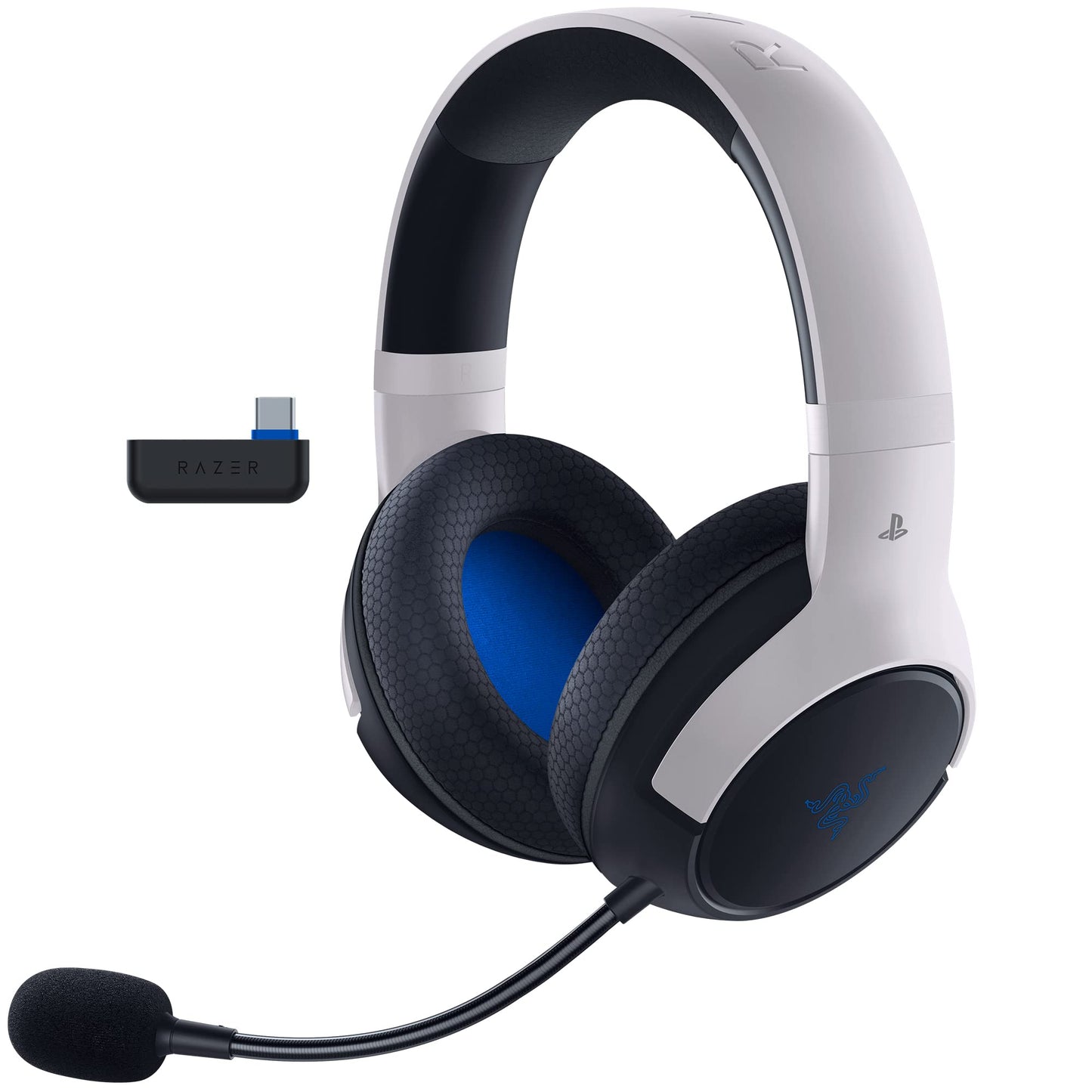 Razer Kaira HyperSpeed Wireless Gaming Headset for PlayStation/PC, Mobile: 50mm Drivers - HyperClear Cardioid Mic - Memory Foam Cushions - Bluetooth