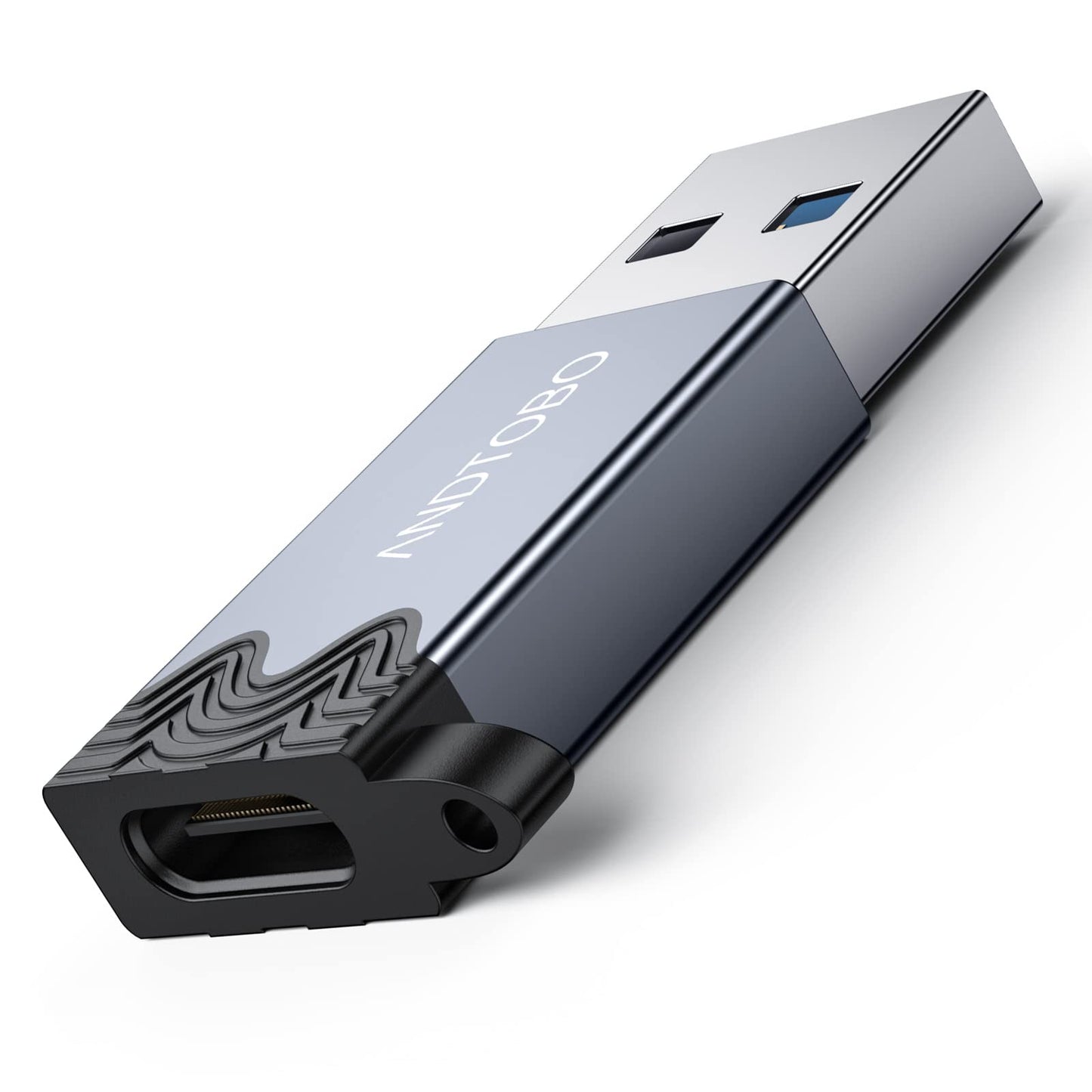 ANDTOBO USB C Female to USB A Male Adapter, 【2025 Upgrade】 USB 3.2 to USB C Female Adapter （Double-Side 10Gbps Data Sync）, Compatible with Apple…