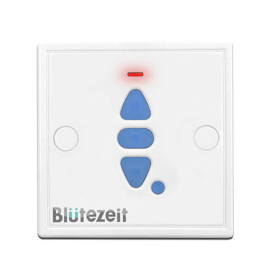 Blütezeit Wall-Mount Switch Wireless for Automatic Sliding Gate Opener, 433 MHz Mutual-Duplicating Remote Control, Door Access Control System