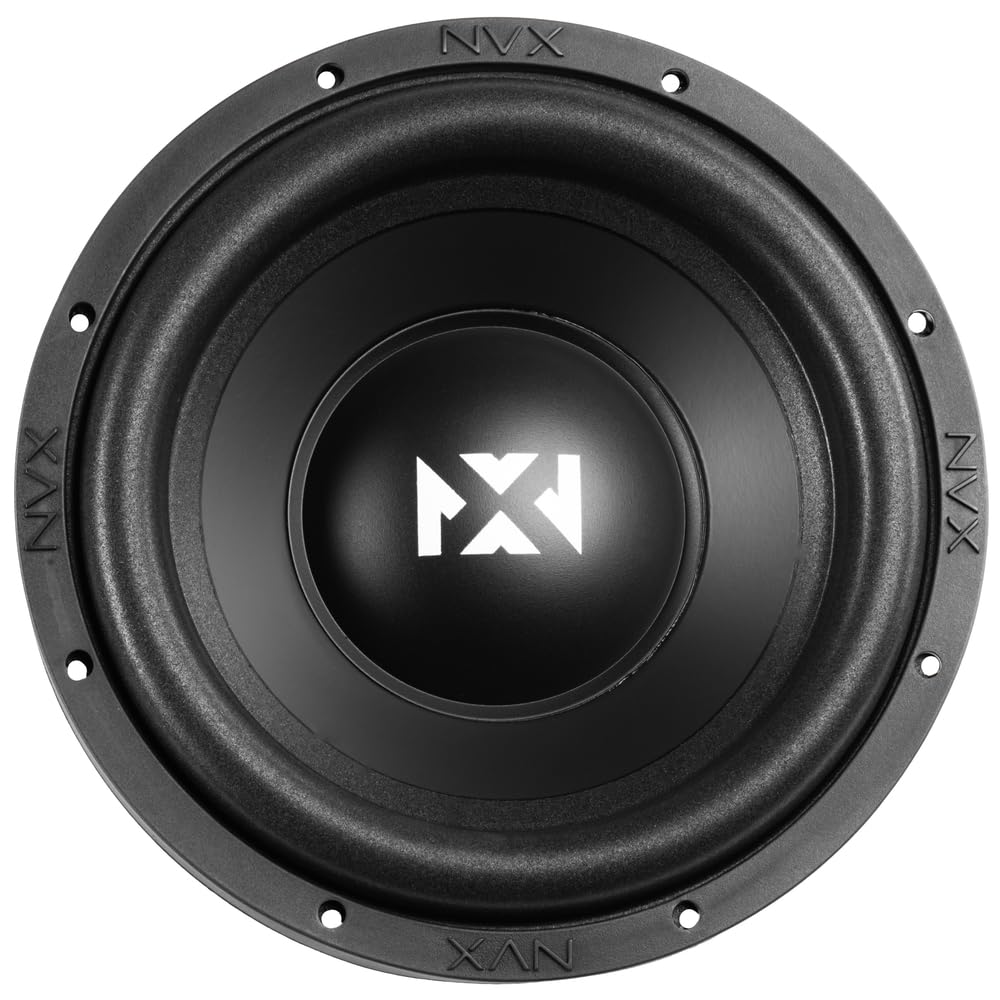 NVX ESW104 500W Peak (250W RMS) E-Series 10" Single 4-Ohm Car Subwoofer
