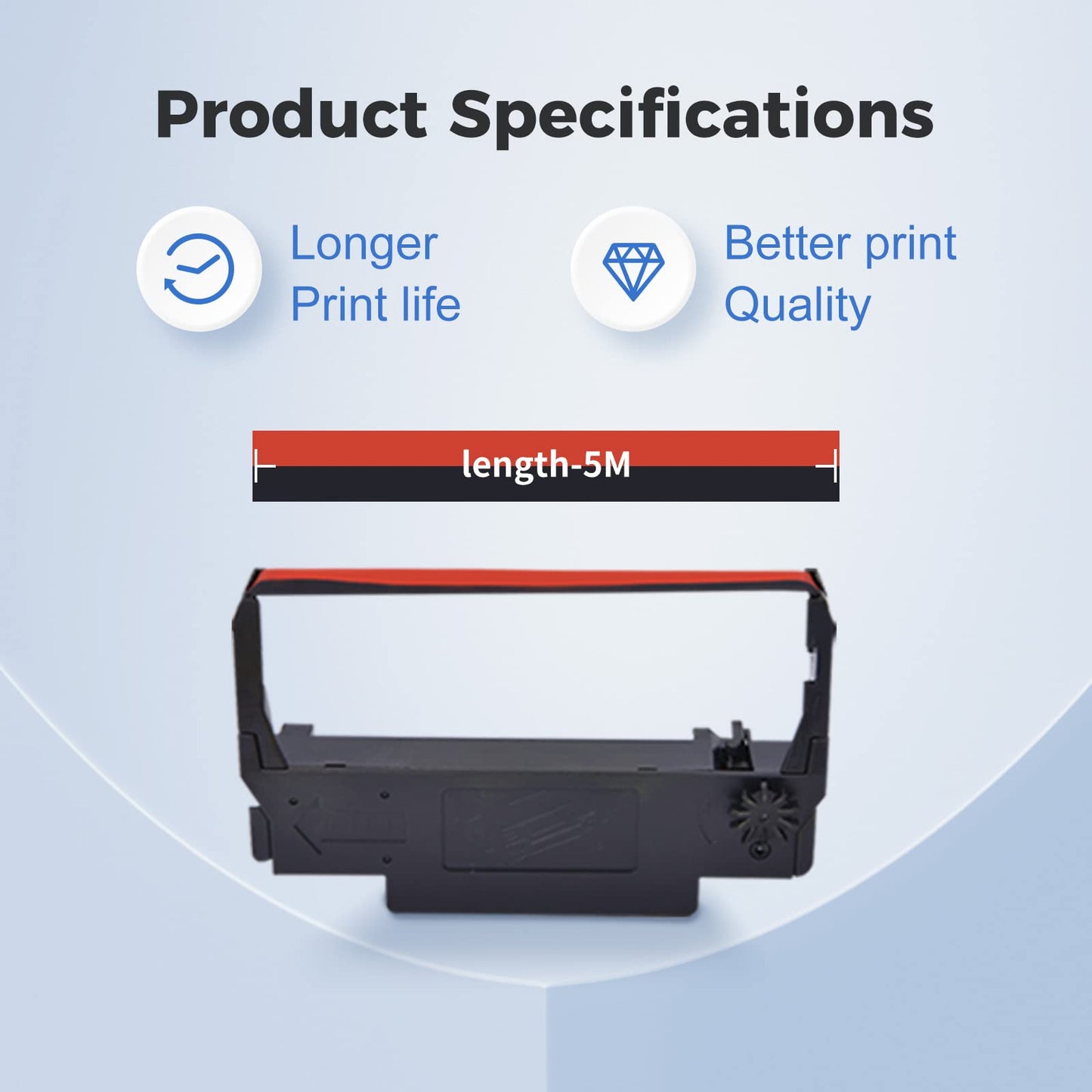 myCartridge Compatible Ribbon Cartridge Replacement ERC30 ERC-30 ERC 30 34 38 B/R for use in ERC38 NK506 (Black Red, 48 Pack)