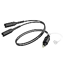 ZMMFTFLY Digital Audio Cable, 1 Male Input and 2 Female outputs, 1 Foot, Digital Optical Audio Cable, Suitable for Home theaters and televisions.