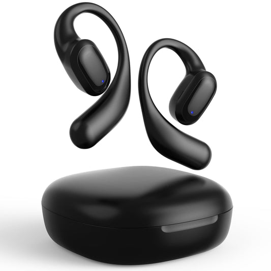 Mythsound Open Ear Headphones, Bluetooth 5.3 Wireless Earbuds with Earhooks, 75 Hours Playtime, Fast Charging, Sweat Resistant, Digital Display…