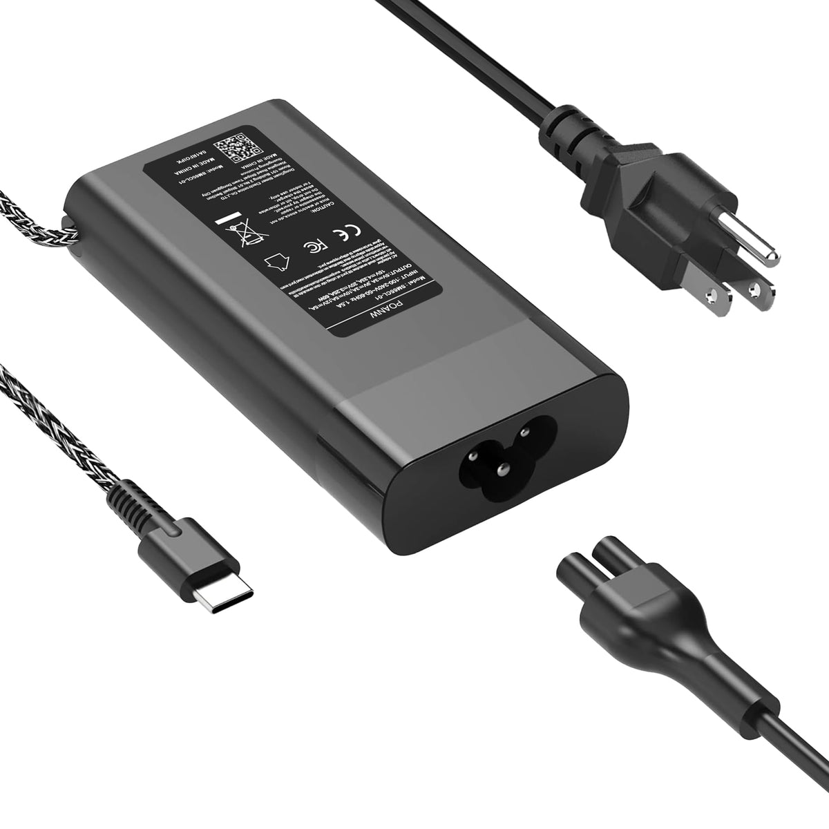 65W Slim USB C Laptop Charger Compatible with HP Spectre x360 Omnibook