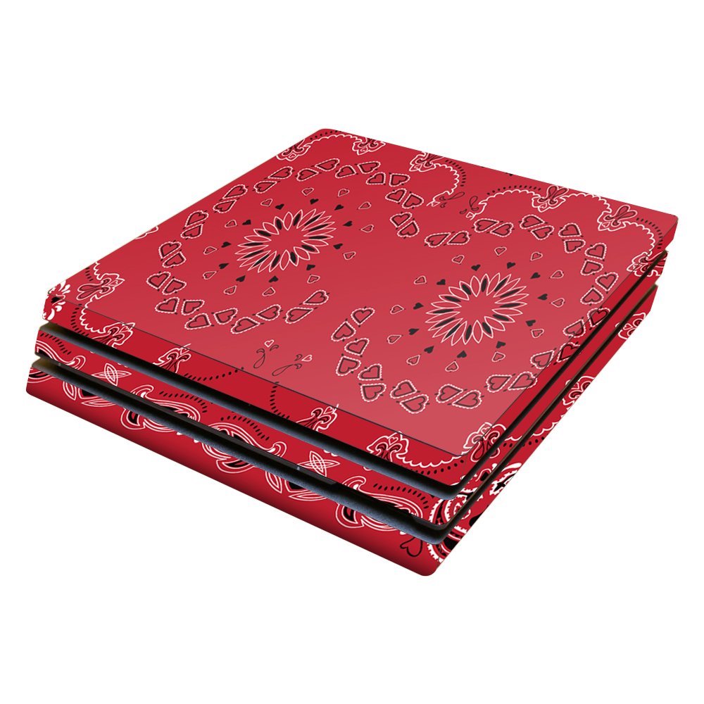 MightySkins Skin Compatible with Sony PS4 Pro Console - Bandana | Protective, Durable, and Unique Vinyl Decal wrap Cover | Easy to Apply, Remove,
