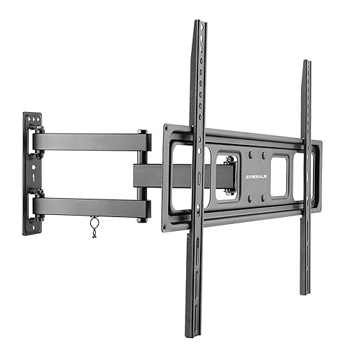 Emerald Full Motion TV Wall Mount Bracket for 32-85 inch TVs - Full Swivel Mount for Flat and Curved TVs