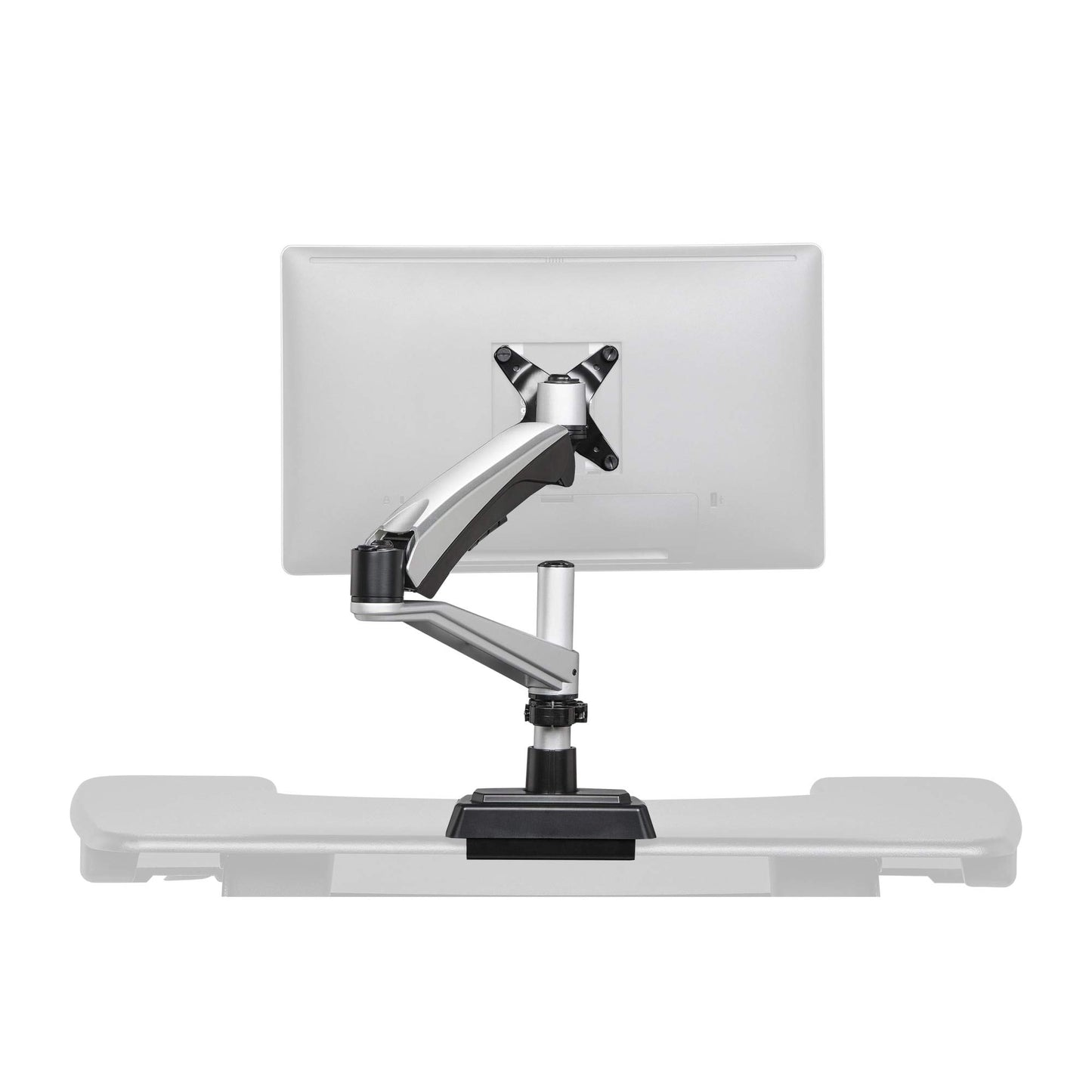 Vari Single Monitor Arm - VESA Monitor Mount w/ 360 Degree Adjustment - Monitor up to 27 inches, 19.8 lbs - Single Monitor Mount with Full
