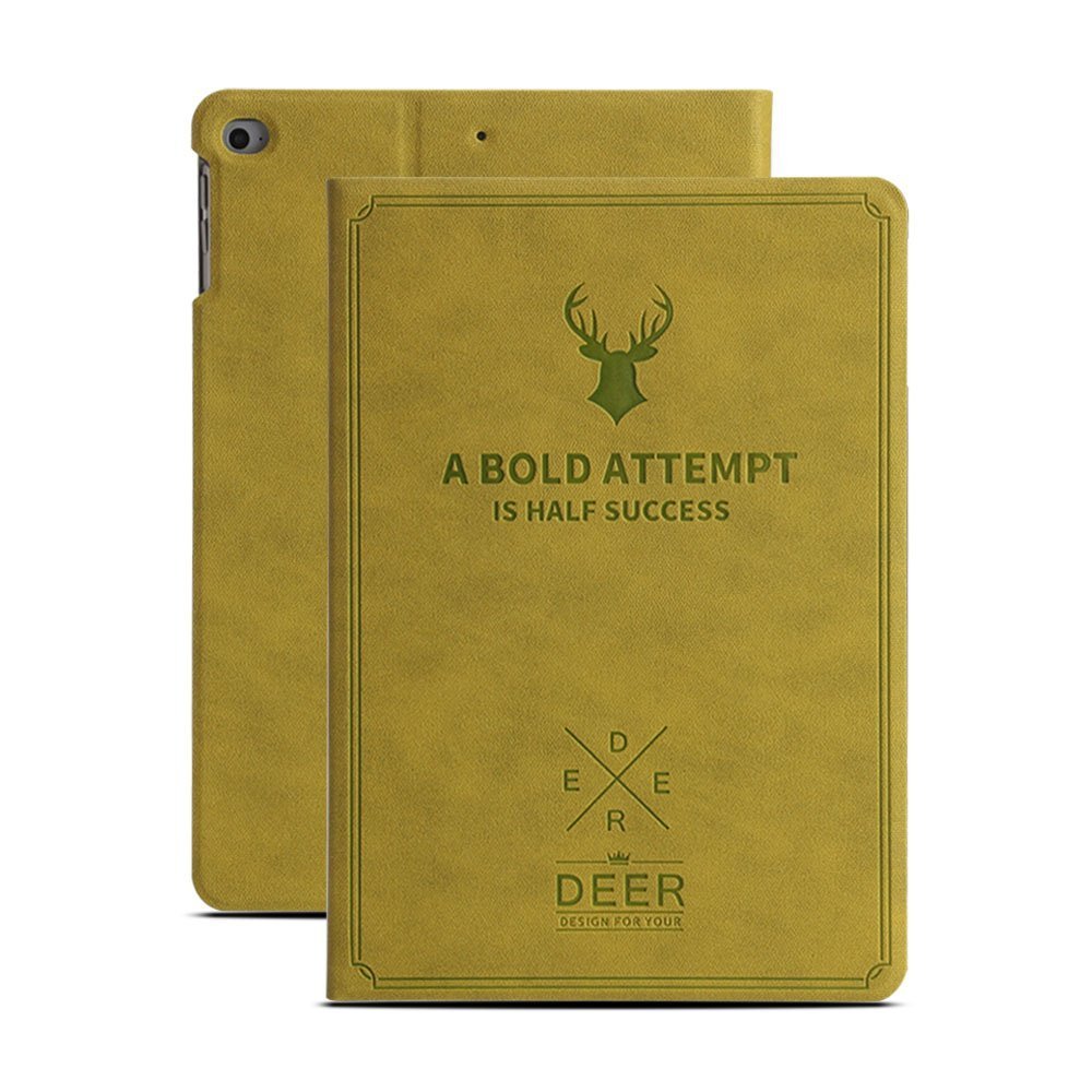 DuraSafe Cases iPad Mini 3 2 1 Generation 7.9 Inch [ Mini 3rd 2nd 1st ] A1599 A1600 A1489 A1490 A1491 A1432 A1454 A1455 Folio Deer Pattern Protective