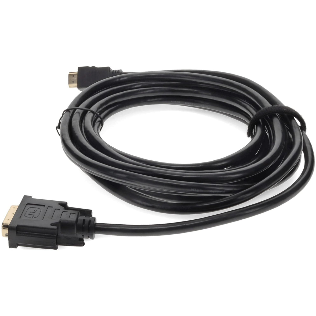12ft HDMI 1.3 Male to DVI-D Dual Link (24+1 pin) Male Black Cable for Resolution Up to 2560x1600 (WQXGA)