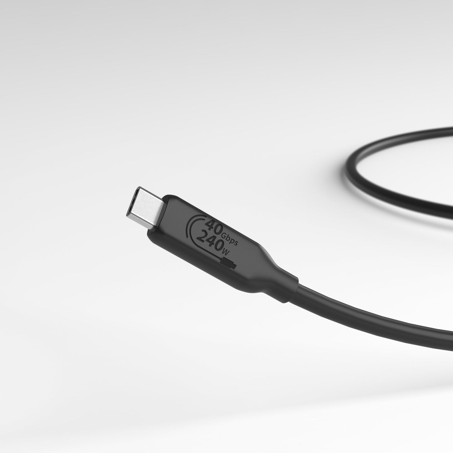 Amazon Basics USB-C to USB-C 4 Fast Charger Cable, 40 Gbps, 8K Video, 240W, USB-IF Cert, Thunderbolt 4/3 Compatible, for Apple iPhone 16/15, iPad
