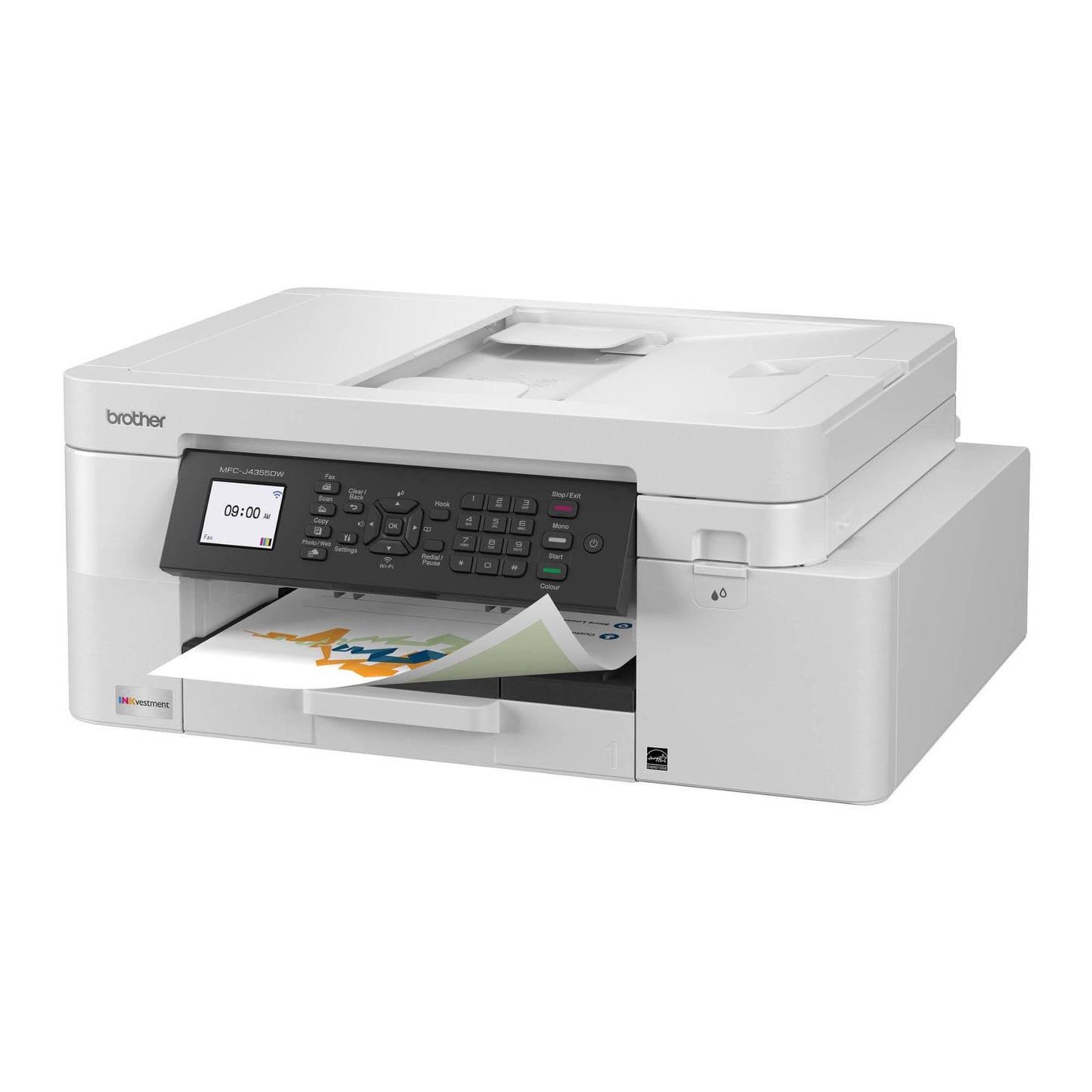 Brother Inkvestment 4355 Wireless Color Inkjet All in One Printer (4 Items)