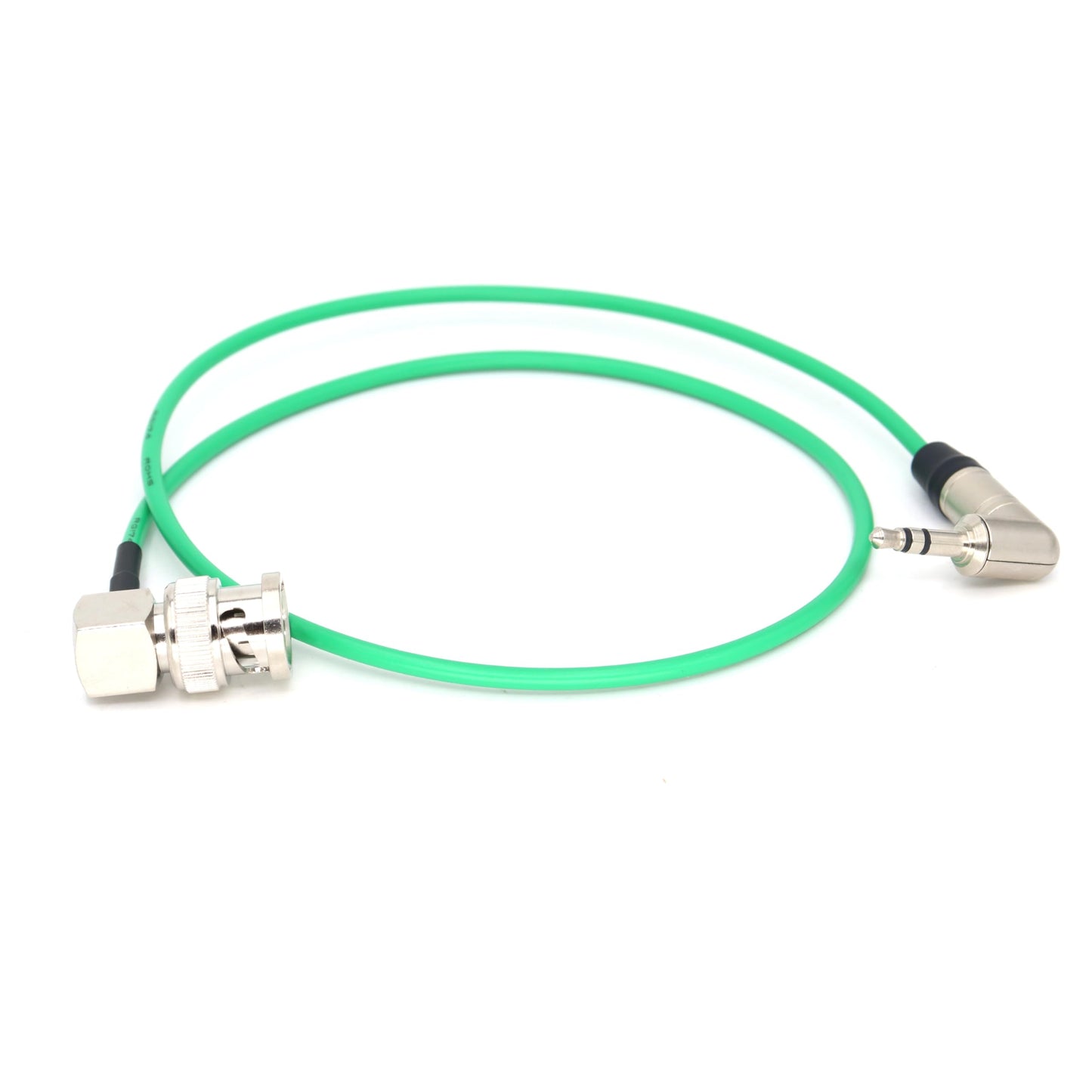 SZYingXian Timecode Cable Elbow 3.5mm to Straight/Right Angle BNC/SDI Cord for Canon C300/500, ARRI Amira, Zoom F8/F4, Blackmagic Pyxis, Sony Venice