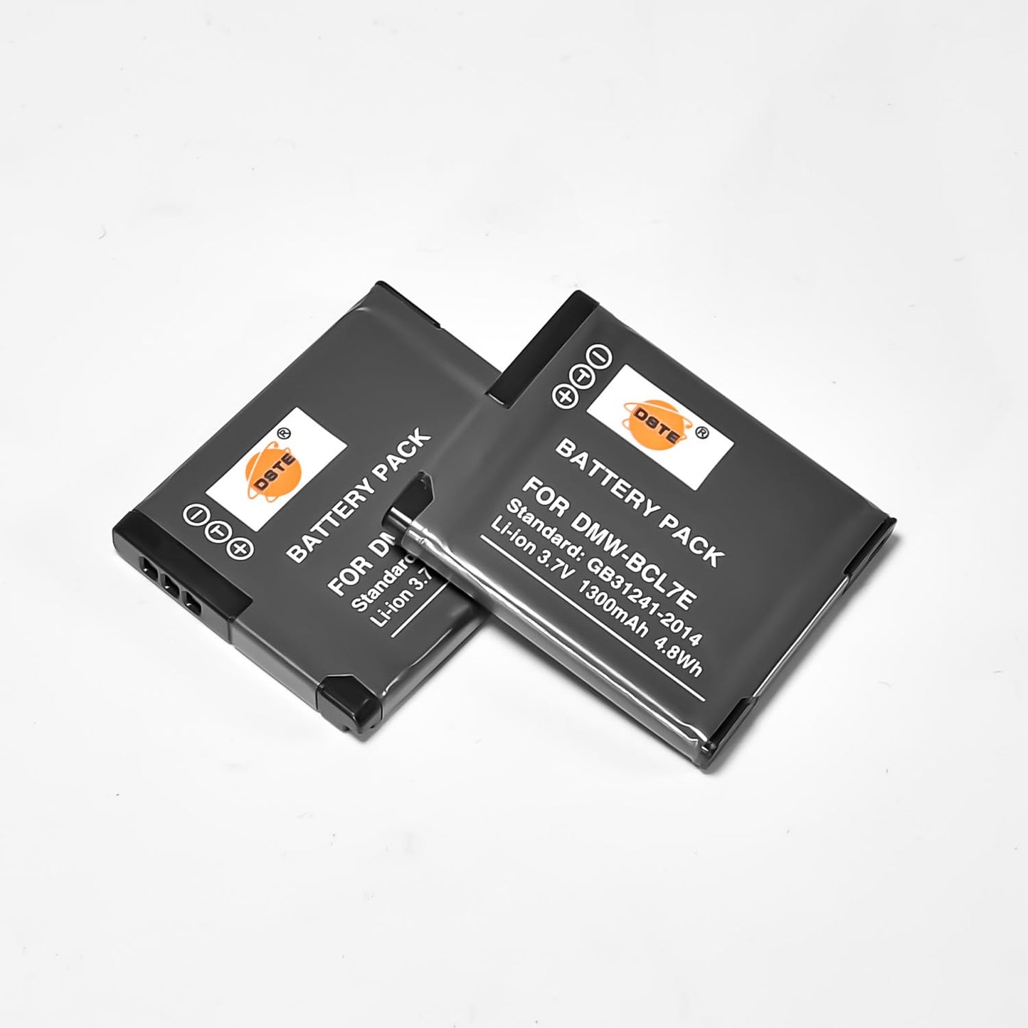 DSTE® 2X DMW-BCL7 DMW-BCL7E DMW-BCL7PP Battery + DC144 Travel and Car Charger Adapter Compatible with Panasonic Lumix DMC-F5 FH10 FS50 SZ3 SZ9 XS1 XS3