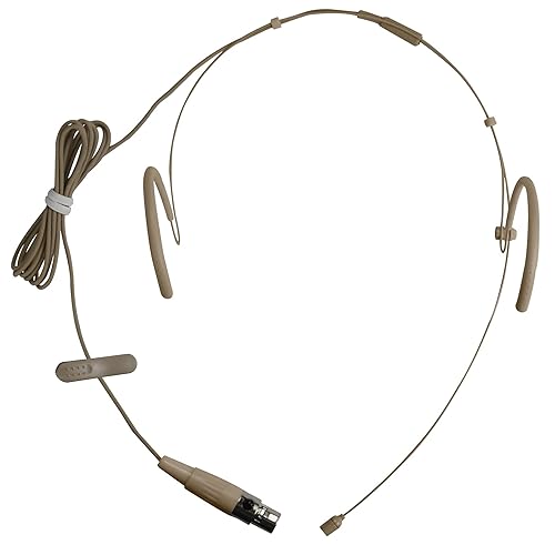 Single Ear Hanging Headset Microphone (for Shure type 4 pin mini plug SKIN)