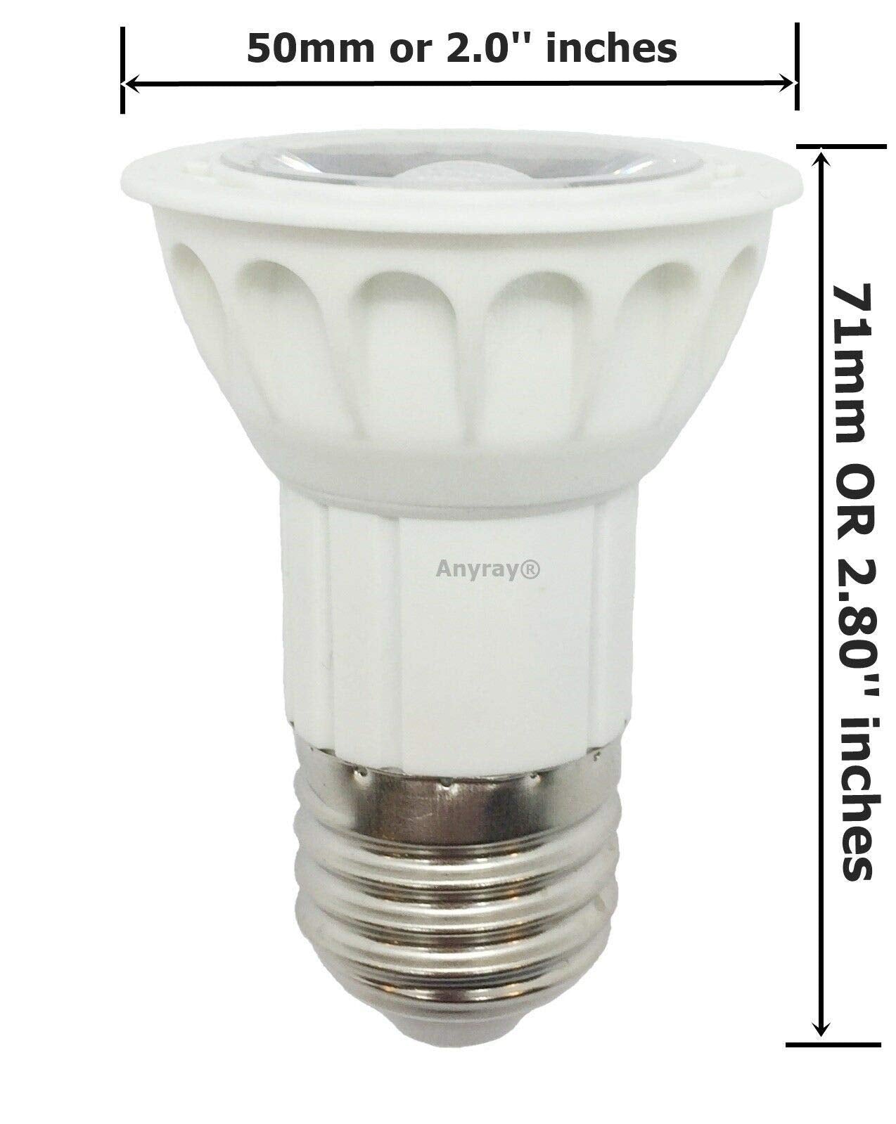 (2)-LED 5W Bulbs Replacement for Range Hood Light Bulbs AP3203068 WB08X10028 50W 120V