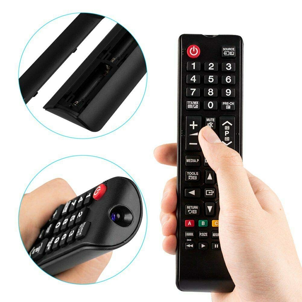 Replacement TV Remote Control Controller for Samsung UE40J5202 UN43J5202AFXZA UE48J5202 1080p Smart LED HDTV