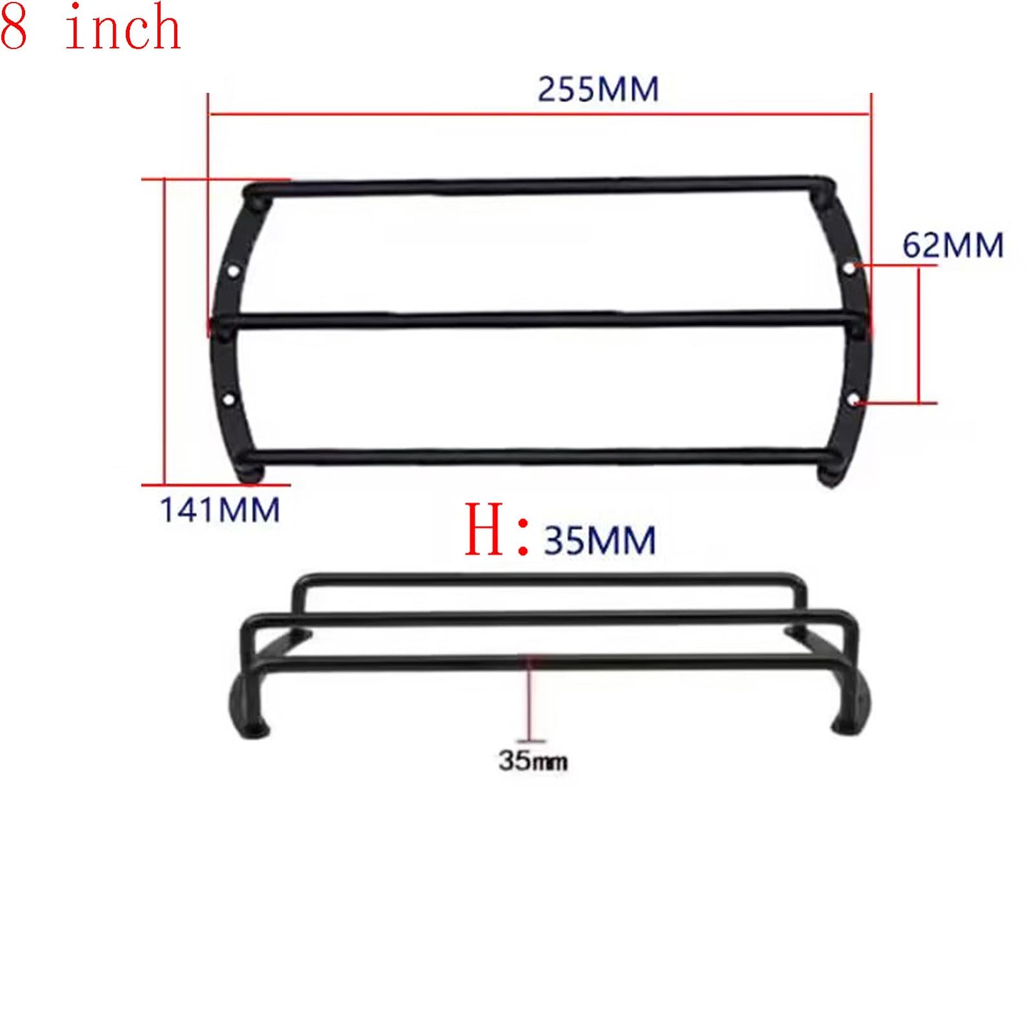 Lagogia 8 Inches Speaker Metal Grill Grille Cover, Black Subwoofer Speaker Grille Cover Protective Cover, for Car Bar Home Stereo Loudspeaker