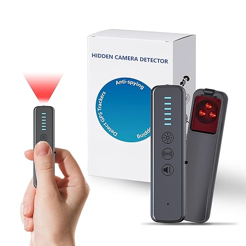 ZHENHAN Premium Hidden Camera & GPS Tracker Detector - RF Signal Spy Camera Finder with 25H Long Battery Life, Anti-Spy Surveillance, Compact