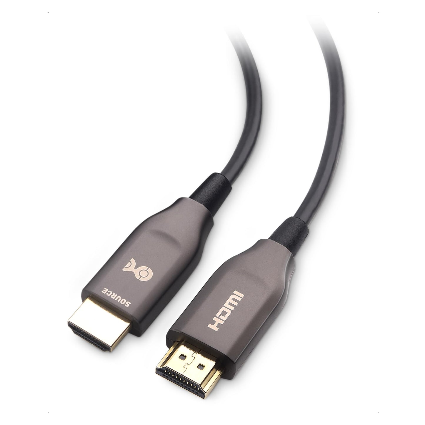 Cable Matters Unidirectional CL2 Rated (in-Wall Installation) Active 8K @60Hz Fiber Optic HDMI Cable 49.2 ft / 15m - Support 4K@120Hz HDR - Compatible