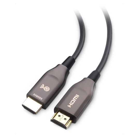 Cable Matters Unidirectional CL2 Rated (in-Wall Installation) Active 8K @60Hz Fiber Optic HDMI Cable 49.2 ft / 15m - Support 4K@120Hz HDR - Compatible