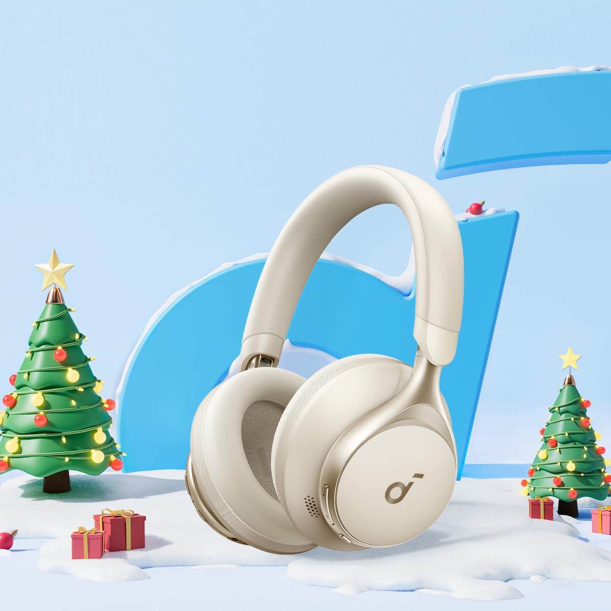 Soundcore by Anker, Space One, Active Noise Cancelling Headphones, 2X Stronger Voice Reduction, 40H ANC Playtime, App Control, LDAC Hi-Res Wireless…