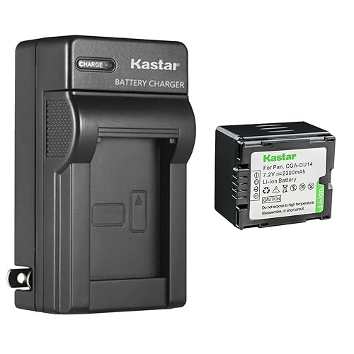 Kastar 1-Pack DZ-BP14 Battery and AC Wall Charger Replacement for Hitachi DZ-GX5000A DZ-GX5020 DZ-HS300 DZ-HS300A DZ-HS300E DZ-HS301E DZ-HS301SW