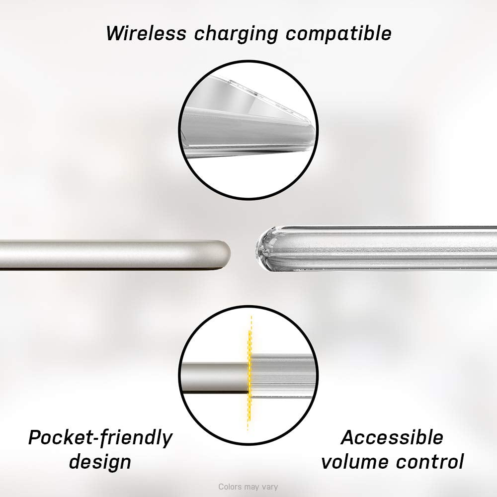 OtterBox iPhone 12 & iPhone 12 Pro Symmetry Series Series Case - Clear, Ultra-Sleek, Wireless Charging Compatible, Raised Edges Protect Camera